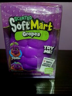 Soft Mart Scented Squishy Grapes Toy - Purple